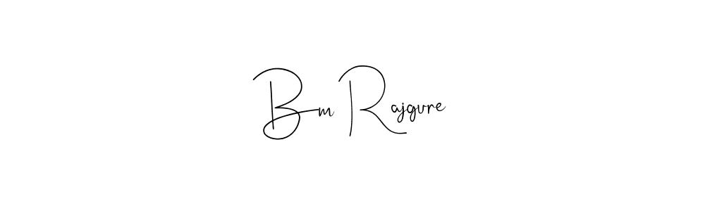 Make a beautiful signature design for name Bm Rajgure. Use this online signature maker to create a handwritten signature for free. Bm Rajgure signature style 4 images and pictures png