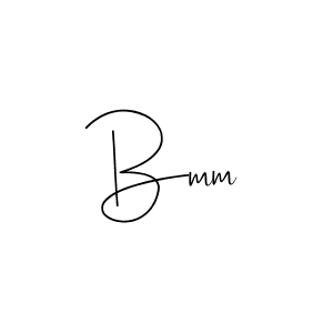 Make a beautiful signature design for name Bmm. Use this online signature maker to create a handwritten signature for free. Bmm signature style 4 images and pictures png