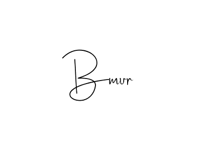 Design your own signature with our free online signature maker. With this signature software, you can create a handwritten (Andilay-7BmLP) signature for name Bmur. Bmur signature style 4 images and pictures png