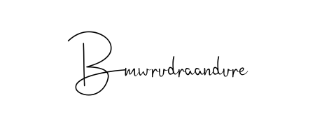 Use a signature maker to create a handwritten signature online. With this signature software, you can design (Andilay-7BmLP) your own signature for name Bmwrudraandure. Bmwrudraandure signature style 4 images and pictures png