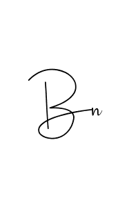 Create a beautiful signature design for name Bn. With this signature (Andilay-7BmLP) fonts, you can make a handwritten signature for free. Bn signature style 4 images and pictures png