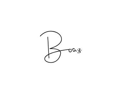 Also we have Boaz name is the best signature style. Create professional handwritten signature collection using Andilay-7BmLP autograph style. Boaz signature style 4 images and pictures png