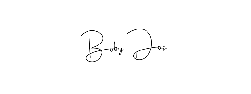 Make a beautiful signature design for name Boby Das. With this signature (Andilay-7BmLP) style, you can create a handwritten signature for free. Boby Das signature style 4 images and pictures png