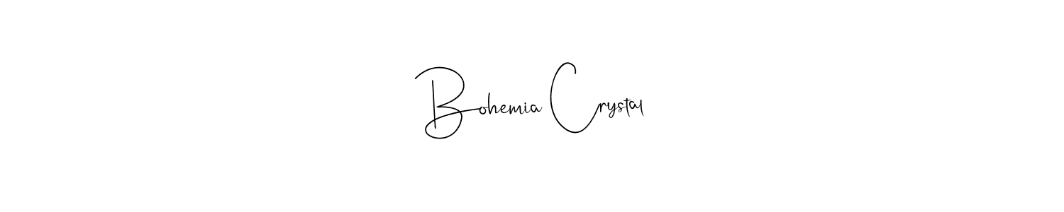 Make a short Bohemia Crystal signature style. Manage your documents anywhere anytime using Andilay-7BmLP. Create and add eSignatures, submit forms, share and send files easily. Bohemia Crystal signature style 4 images and pictures png