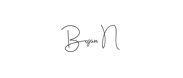 Use a signature maker to create a handwritten signature online. With this signature software, you can design (Andilay-7BmLP) your own signature for name Bojan N. Bojan N signature style 4 images and pictures png
