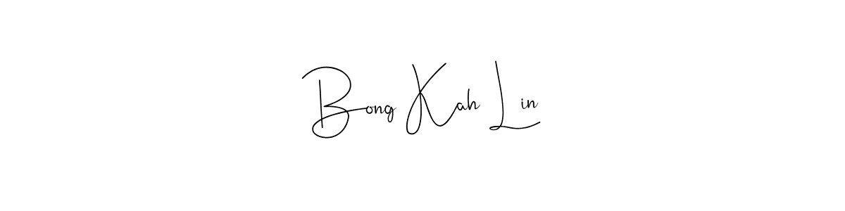 Use a signature maker to create a handwritten signature online. With this signature software, you can design (Andilay-7BmLP) your own signature for name Bong Kah Lin. Bong Kah Lin signature style 4 images and pictures png