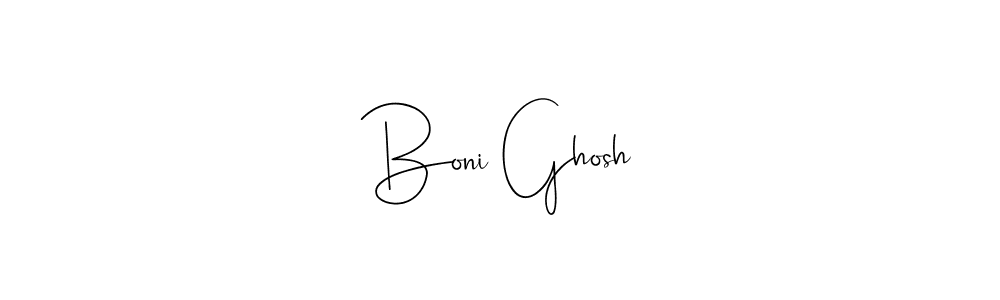 Check out images of Autograph of Boni Ghosh name. Actor Boni Ghosh Signature Style. Andilay-7BmLP is a professional sign style online. Boni Ghosh signature style 4 images and pictures png