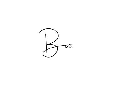 Boo, stylish signature style. Best Handwritten Sign (Andilay-7BmLP) for my name. Handwritten Signature Collection Ideas for my name Boo,. Boo, signature style 4 images and pictures png