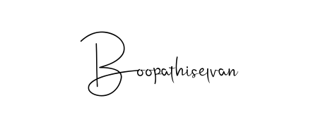 How to make Boopathiselvan signature? Andilay-7BmLP is a professional autograph style. Create handwritten signature for Boopathiselvan name. Boopathiselvan signature style 4 images and pictures png