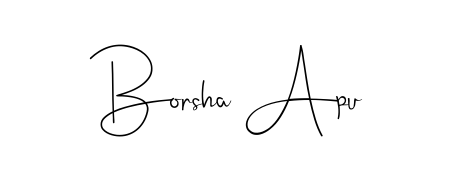 Explore multiple handwriting variations for Borsha Apu including this stunning Andilay-7BmLP design. Free to use across all platforms. Borsha Apu signature style 4 images and pictures png
