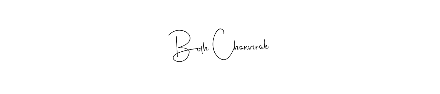 How to make Both Chanvirak signature? Andilay-7BmLP is a professional autograph style. Create handwritten signature for Both Chanvirak name. Both Chanvirak signature style 4 images and pictures png