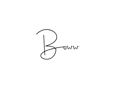 How to make Boww signature? Andilay-7BmLP is a professional autograph style. Create handwritten signature for Boww name. Boww signature style 4 images and pictures png