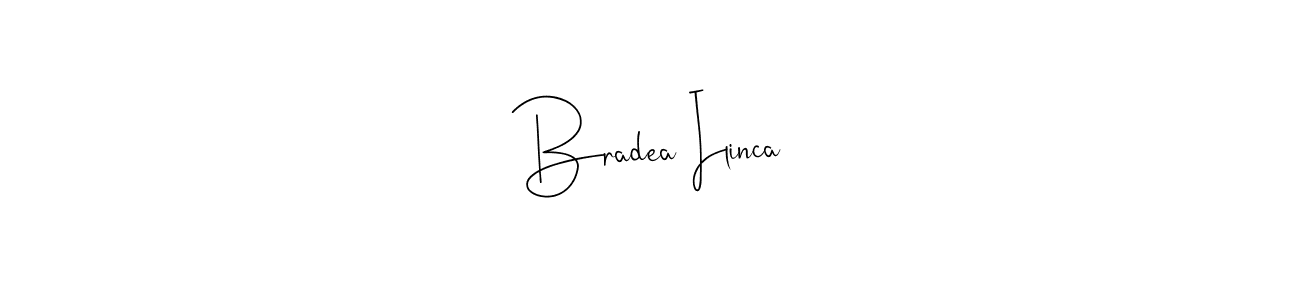 This is the best signature style for the Bradea Ilinca name. Also you like these signature font (Andilay-7BmLP). Mix name signature. Bradea Ilinca signature style 4 images and pictures png