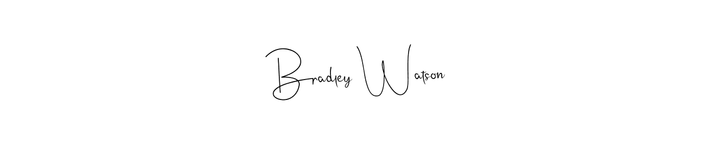 Make a beautiful signature design for name Bradley Watson. Use this online signature maker to create a handwritten signature for free. Bradley Watson signature style 4 images and pictures png