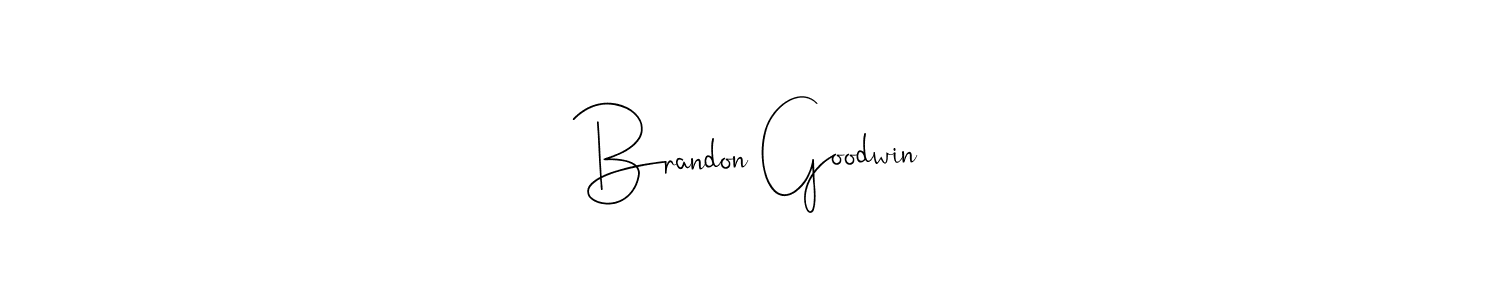 Brandon Goodwin stylish signature style. Best Handwritten Sign (Andilay-7BmLP) for my name. Handwritten Signature Collection Ideas for my name Brandon Goodwin. Brandon Goodwin signature style 4 images and pictures png