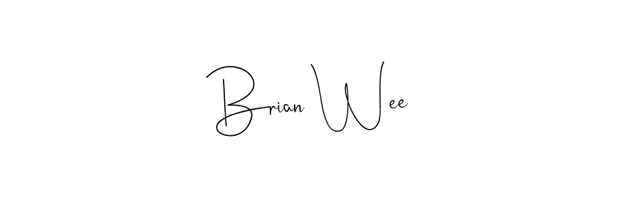 The best way (Andilay-7BmLP) to make a short signature is to pick only two or three words in your name. The name Brian Wee include a total of six letters. For converting this name. Brian Wee signature style 4 images and pictures png