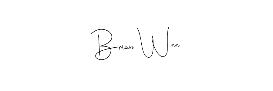 Make a beautiful signature design for name Brian Wee. Use this online signature maker to create a handwritten signature for free. Brian Wee signature style 4 images and pictures png