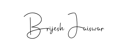 Discover the perfect balance of readability and style for Brijesh Jaiswar with Andilay-7BmLP font. Create your dream signature today. Brijesh Jaiswar signature style 4 images and pictures png