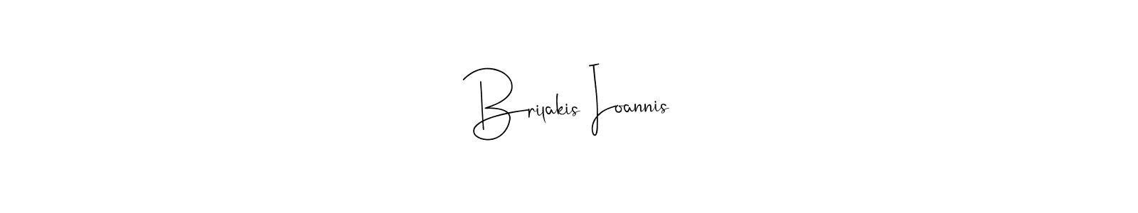How to Draw Brilakis Ioannis signature style? Andilay-7BmLP is a latest design signature styles for name Brilakis Ioannis. Brilakis Ioannis signature style 4 images and pictures png