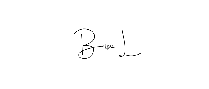 Use a signature maker to create a handwritten signature online. With this signature software, you can design (Andilay-7BmLP) your own signature for name Brisa L. Brisa L signature style 4 images and pictures png