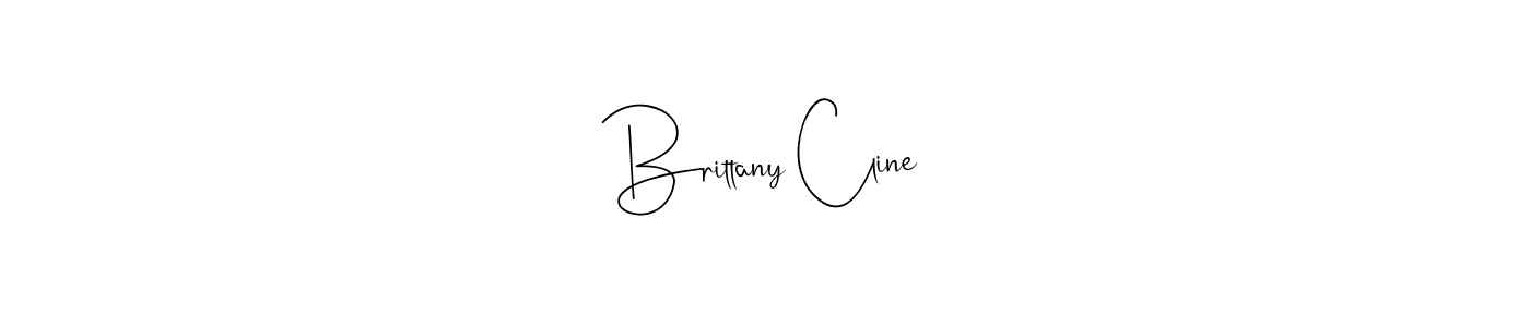 Make a beautiful signature design for name Brittany Cline. With this signature (Andilay-7BmLP) style, you can create a handwritten signature for free. Brittany Cline signature style 4 images and pictures png