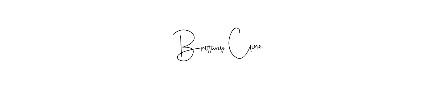 Make a beautiful signature design for name Brittany Cline. With this signature (Andilay-7BmLP) style, you can create a handwritten signature for free. Brittany Cline signature style 4 images and pictures png