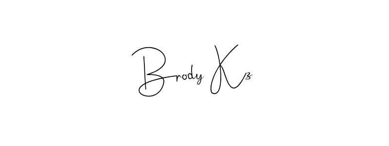 if you are searching for the best signature style for your name Brody Kz. so please give up your signature search. here we have designed multiple signature styles  using Andilay-7BmLP. Brody Kz signature style 4 images and pictures png
