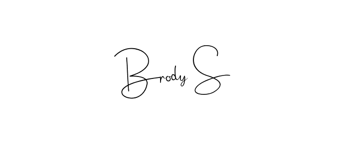 if you are searching for the best signature style for your name Brody S. so please give up your signature search. here we have designed multiple signature styles  using Andilay-7BmLP. Brody S signature style 4 images and pictures png
