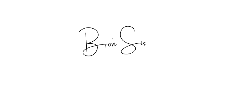 Once you've used our free online signature maker to create your best signature Andilay-7BmLP style, it's time to enjoy all of the benefits that Broh Sis name signing documents. Broh Sis signature style 4 images and pictures png