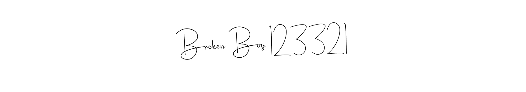 Once you've used our free online signature maker to create your best signature Andilay-7BmLP style, it's time to enjoy all of the benefits that Broken Boy 123321 name signing documents. Broken Boy 123321 signature style 4 images and pictures png