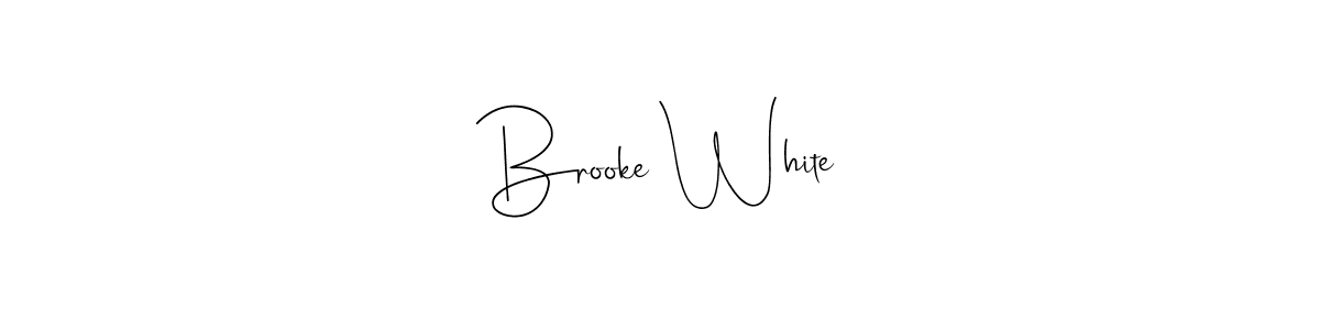 How to Draw Brooke White signature style? Andilay-7BmLP is a latest design signature styles for name Brooke White. Brooke White signature style 4 images and pictures png