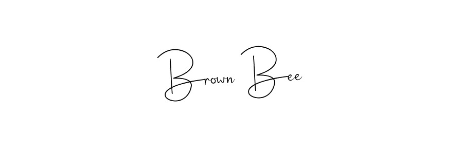 Once you've used our free online signature maker to create your best signature Andilay-7BmLP style, it's time to enjoy all of the benefits that Brown Bee name signing documents. Brown Bee signature style 4 images and pictures png