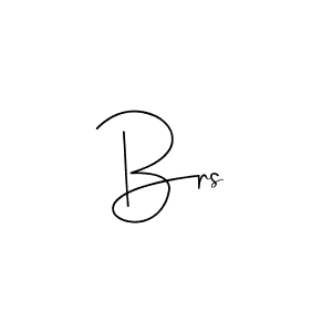 How to make Brs name signature. Use Andilay-7BmLP style for creating short signs online. This is the latest handwritten sign. Brs signature style 4 images and pictures png