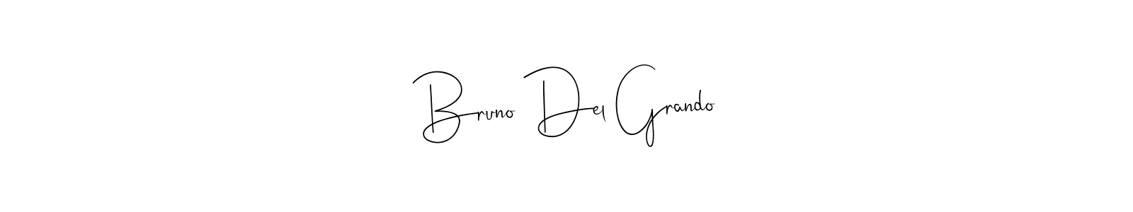 You should practise on your own different ways (Andilay-7BmLP) to write your name (Bruno Del Grando) in signature. don't let someone else do it for you. Bruno Del Grando signature style 4 images and pictures png