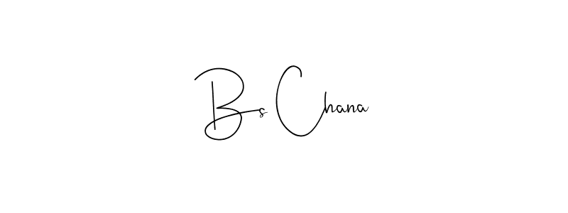 Use a signature maker to create a handwritten signature online. With this signature software, you can design (Andilay-7BmLP) your own signature for name Bs Chana. Bs Chana signature style 4 images and pictures png