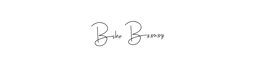 How to make Bshr Bzzazy name signature. Use Andilay-7BmLP style for creating short signs online. This is the latest handwritten sign. Bshr Bzzazy signature style 4 images and pictures png