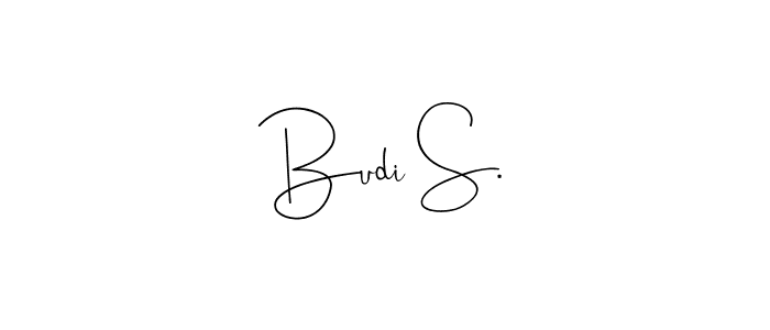 Check out images of Autograph of Budi S. name. Actor Budi S. Signature Style. Andilay-7BmLP is a professional sign style online. Budi S. signature style 4 images and pictures png