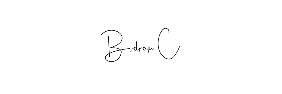 Make a beautiful signature design for name Budrala C. Use this online signature maker to create a handwritten signature for free. Budrala C signature style 4 images and pictures png