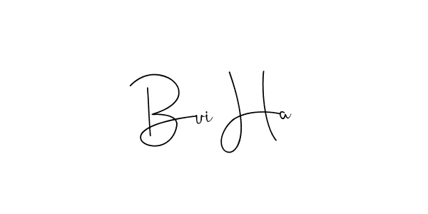 You should practise on your own different ways (Andilay-7BmLP) to write your name (Bui Ha) in signature. don't let someone else do it for you. Bui Ha signature style 4 images and pictures png