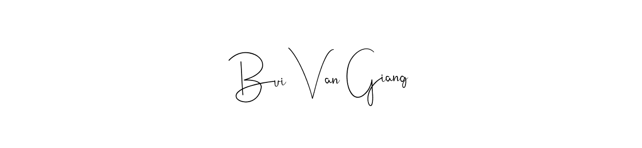 if you are searching for the best signature style for your name Bui Van Giang. so please give up your signature search. here we have designed multiple signature styles  using Andilay-7BmLP. Bui Van Giang signature style 4 images and pictures png