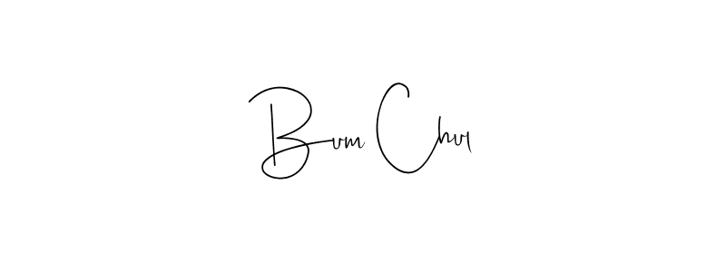 Also You can easily find your signature by using the search form. We will create Bum Chul name handwritten signature images for you free of cost using Andilay-7BmLP sign style. Bum Chul signature style 4 images and pictures png
