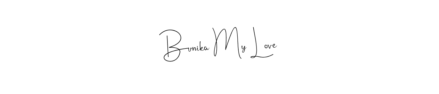 How to Draw Bunika My Love signature style? Andilay-7BmLP is a latest design signature styles for name Bunika My Love. Bunika My Love signature style 4 images and pictures png