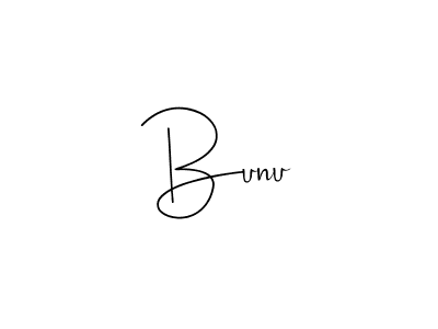if you are searching for the best signature style for your name Bunu. so please give up your signature search. here we have designed multiple signature styles  using Andilay-7BmLP. Bunu signature style 4 images and pictures png