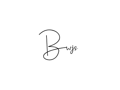 Andilay-7BmLP is a professional signature style that is perfect for those who want to add a touch of class to their signature. It is also a great choice for those who want to make their signature more unique. Get Bwjs name to fancy signature for free. Bwjs signature style 4 images and pictures png
