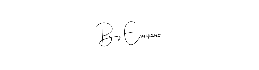 Also we have By Emiliano name is the best signature style. Create professional handwritten signature collection using Andilay-7BmLP autograph style. By Emiliano signature style 4 images and pictures png