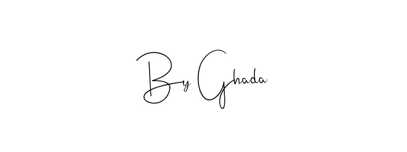 Use a signature maker to create a handwritten signature online. With this signature software, you can design (Andilay-7BmLP) your own signature for name By Ghada. By Ghada signature style 4 images and pictures png