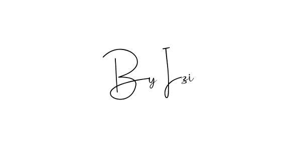 Similarly Andilay-7BmLP is the best handwritten signature design. Signature creator online .You can use it as an online autograph creator for name By Izi. By Izi signature style 4 images and pictures png