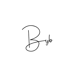 Byb stylish signature style. Best Handwritten Sign (Andilay-7BmLP) for my name. Handwritten Signature Collection Ideas for my name Byb. Byb signature style 4 images and pictures png