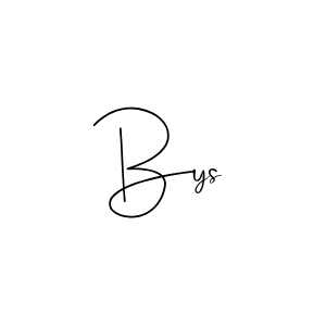 It looks lik you need a new signature style for name Bys. Design unique handwritten (Andilay-7BmLP) signature with our free signature maker in just a few clicks. Bys signature style 4 images and pictures png