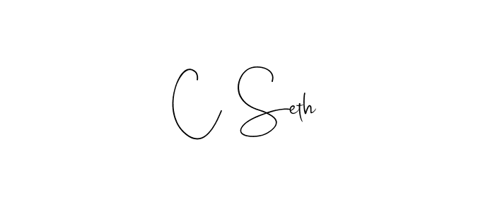 How to make C  Seth signature? Andilay-7BmLP is a professional autograph style. Create handwritten signature for C  Seth name. C  Seth signature style 4 images and pictures png